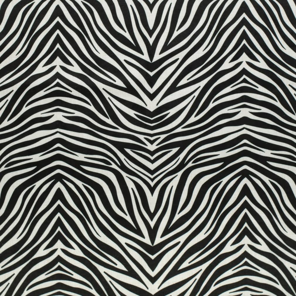 D3799 Animal Print Onyx Black Charlotte Fabrics