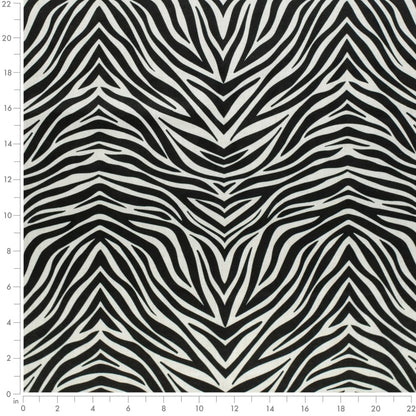 D3799 Animal Print Onyx Black Charlotte Fabrics