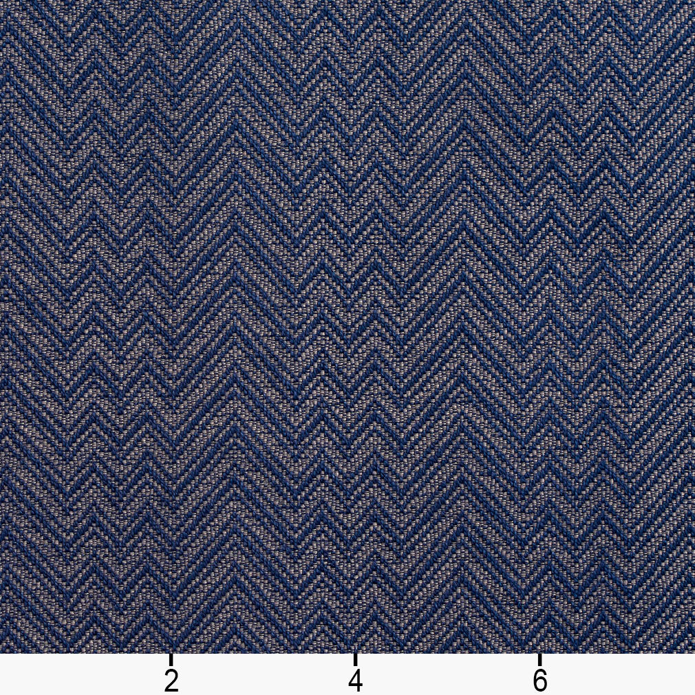 D380 Abstract & Geometric,Herringbone & Chevron,Small Scale Navy Blue Charlotte Fabrics