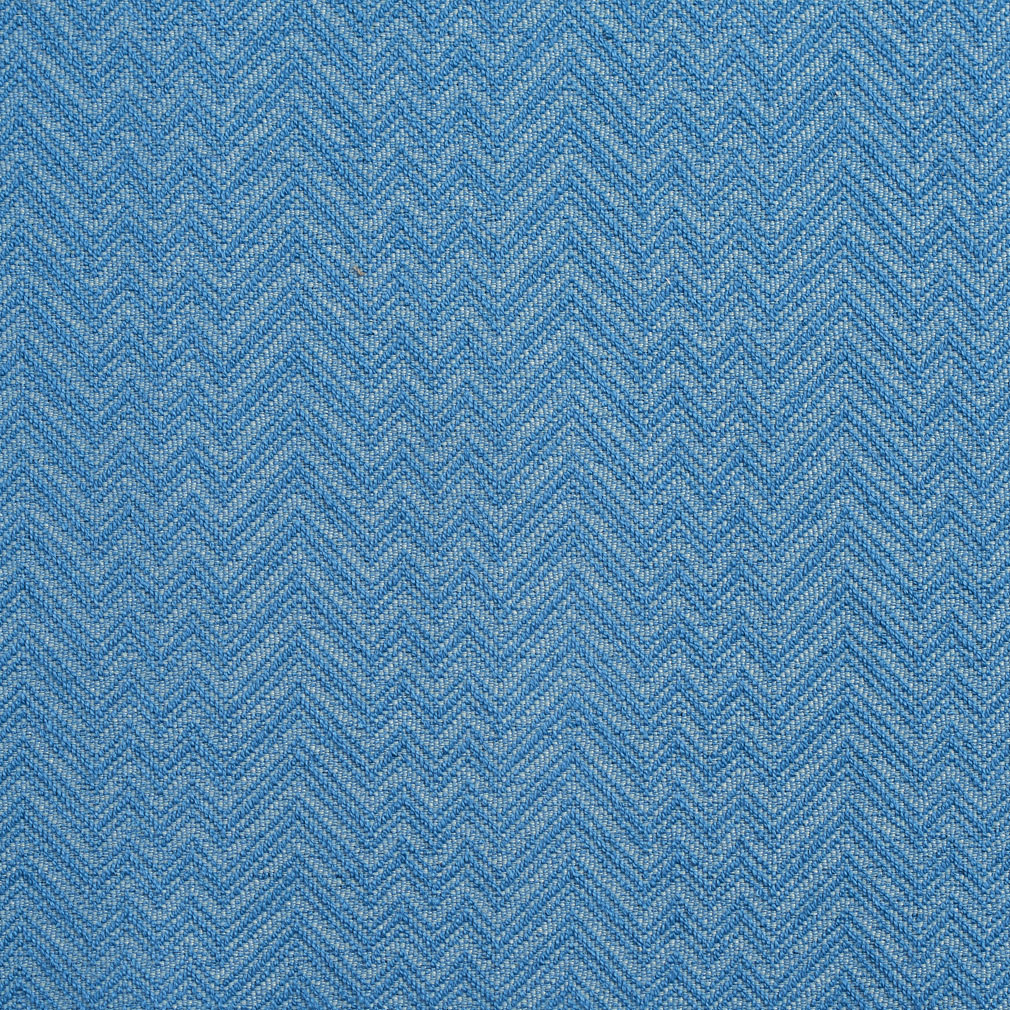 D385 Abstract & Geometric,Herringbone & Chevron,Small Scale Capri Blue Charlotte Fabrics