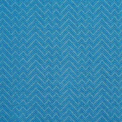 D385 Abstract & Geometric,Herringbone & Chevron,Small Scale Capri Blue Charlotte Fabrics