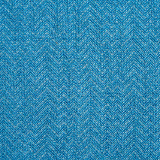 D385 Abstract & Geometric,Herringbone & Chevron,Small Scale Capri Blue Charlotte Fabrics