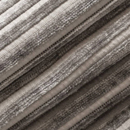 D3934 Plain & Solid,Stripe Graphite Grey & Silver Charlotte Fabrics