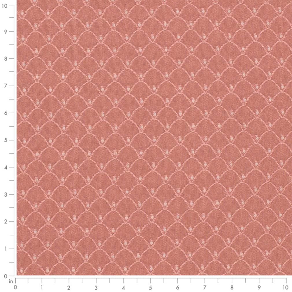 D4024 Abstract & Geometric,Small Scale Rose Annie Coral & Peach,Pink Charlotte Fabrics