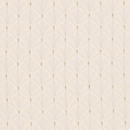 D4034 Abstract & Geometric Ivory Olivia White & Ivory Charlotte Fabrics