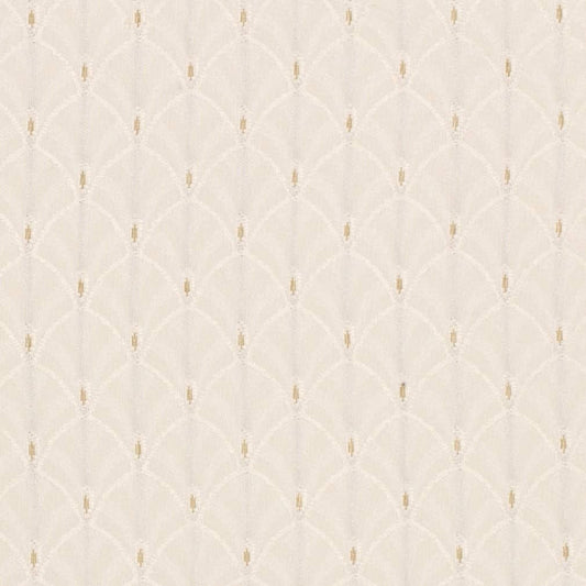 D4034 Abstract & Geometric Ivory Olivia White & Ivory Charlotte Fabrics