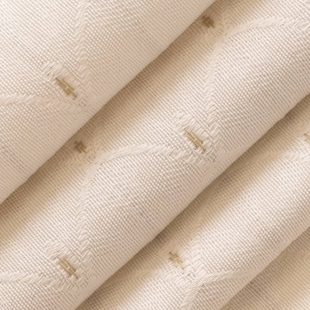 D4034 Abstract & Geometric Ivory Olivia White & Ivory Charlotte Fabrics