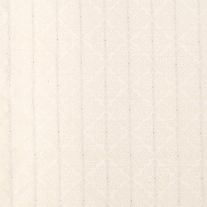 D4050 Damask,Diamonds Ivory Elsa White & Ivory Charlotte Fabrics