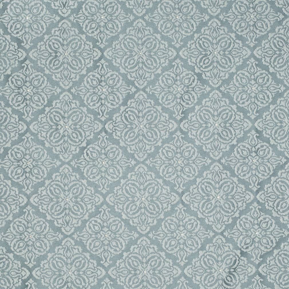 D4051 Damask,Diamonds Azure Elsa Aqua & Teal,Blue Charlotte Fabrics