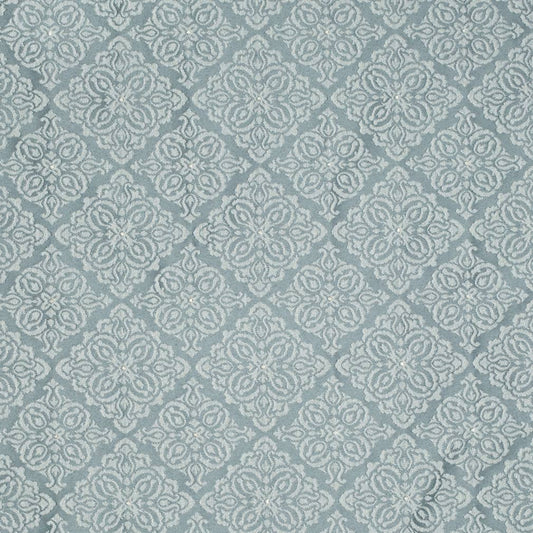 D4051 Damask,Diamonds Azure Elsa Aqua & Teal,Blue Charlotte Fabrics