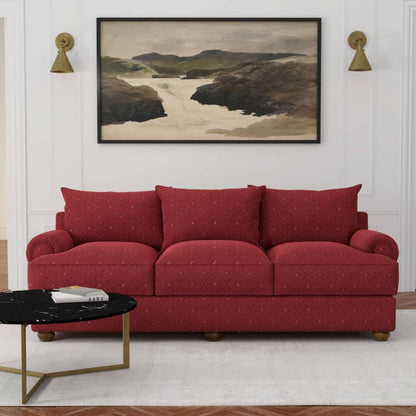 D4052 Damask,Diamonds Garnet Elsa Red & Burgundy Charlotte Fabrics