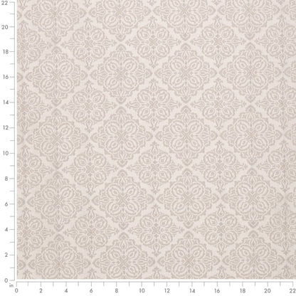 D4054 Damask,Diamonds Taupe Elsa Beige & Taupe Charlotte Fabrics