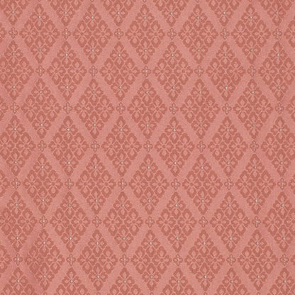 D4056 Diamonds Rose Lily Coral & Peach,Pink Charlotte Fabrics