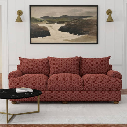 D4059 Diamonds Garnet Lily Red & Burgundy Charlotte Fabrics