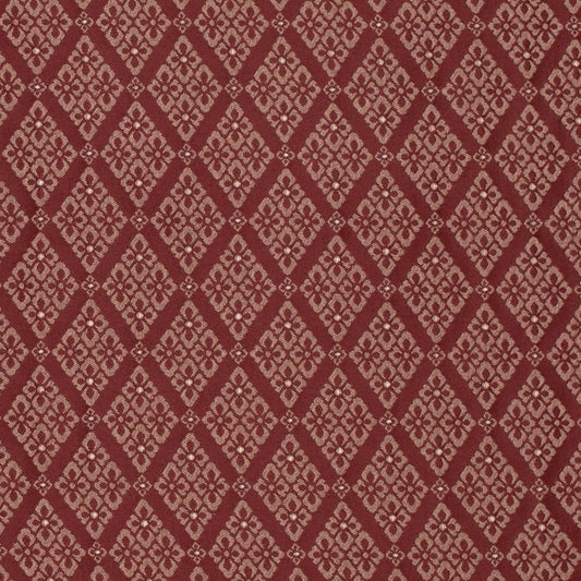 D4059 Diamonds Red & Burgundy Charlotte Fabrics Woven Patterns