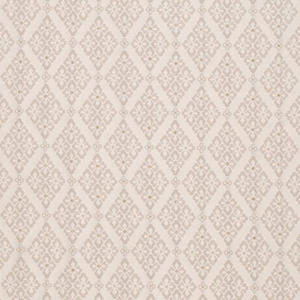 D4062 Diamonds Taupe Lily Beige & Taupe Charlotte Fabrics