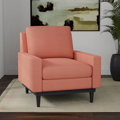 D4064 Abstract & Geometric Rose Nina Coral & Peach,Pink Charlotte Fabrics
