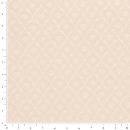 D4066 Abstract & Geometric Ivory Nina White & Ivory Charlotte Fabrics