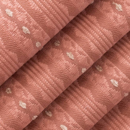 D4072 Stripe Rose Mona Coral & Peach,Pink Charlotte Fabrics