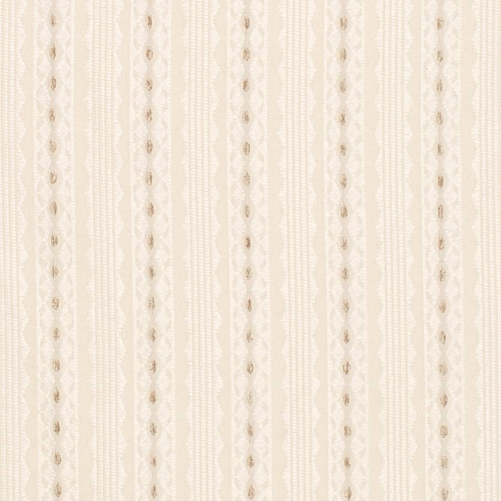 D4074 Stripe Ivory Mona White & Ivory Charlotte Fabrics