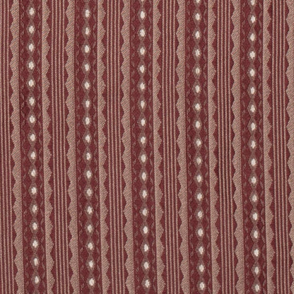 D4075 Stripe Garnet Mona Red & Burgundy Charlotte Fabrics