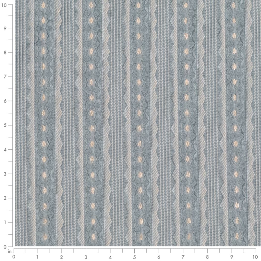 D4076 Stripe Azure Mona Aqua & Teal,Blue Charlotte Fabrics