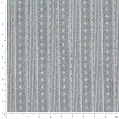 D4076 Stripe Azure Mona Aqua & Teal,Blue Charlotte Fabrics