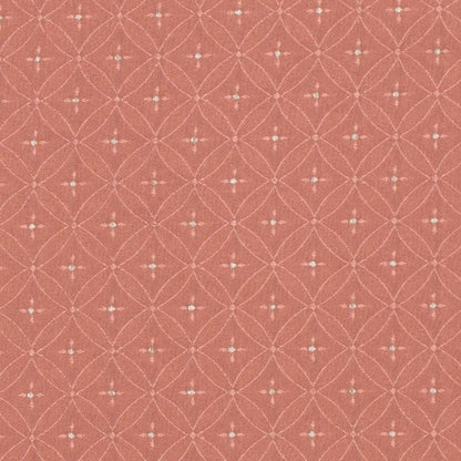 D4080 Abstract & Geometric Rose Bria Coral & Peach,Pink Charlotte Fabrics