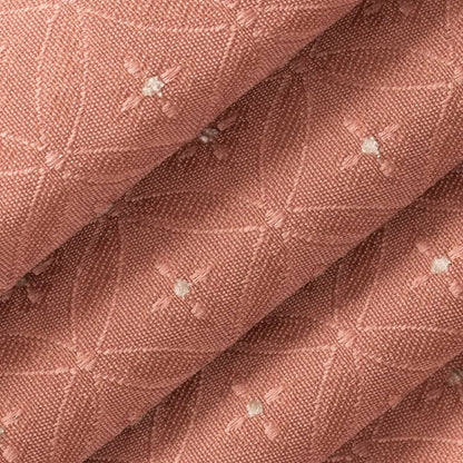 D4080 Abstract & Geometric Rose Bria Coral & Peach,Pink Charlotte Fabrics