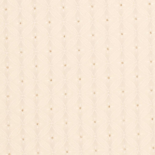 D4082 Abstract & Geometric White & Ivory Charlotte Fabrics Woven Patterns