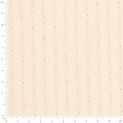 D4082 Abstract & Geometric Ivory Bria White & Ivory Charlotte Fabrics