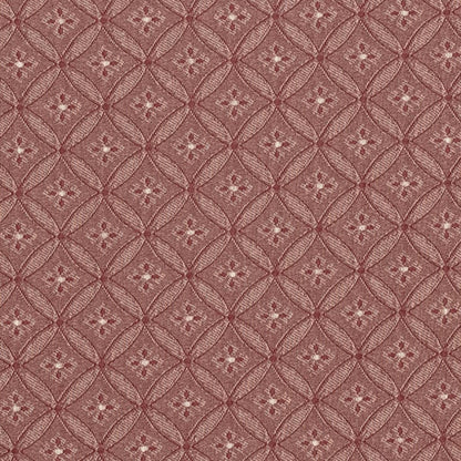 D4083 Abstract & Geometric Garnet Bria Red & Burgundy Charlotte Fabrics