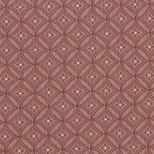 D4083 Abstract & Geometric Garnet Bria Red & Burgundy Charlotte Fabrics