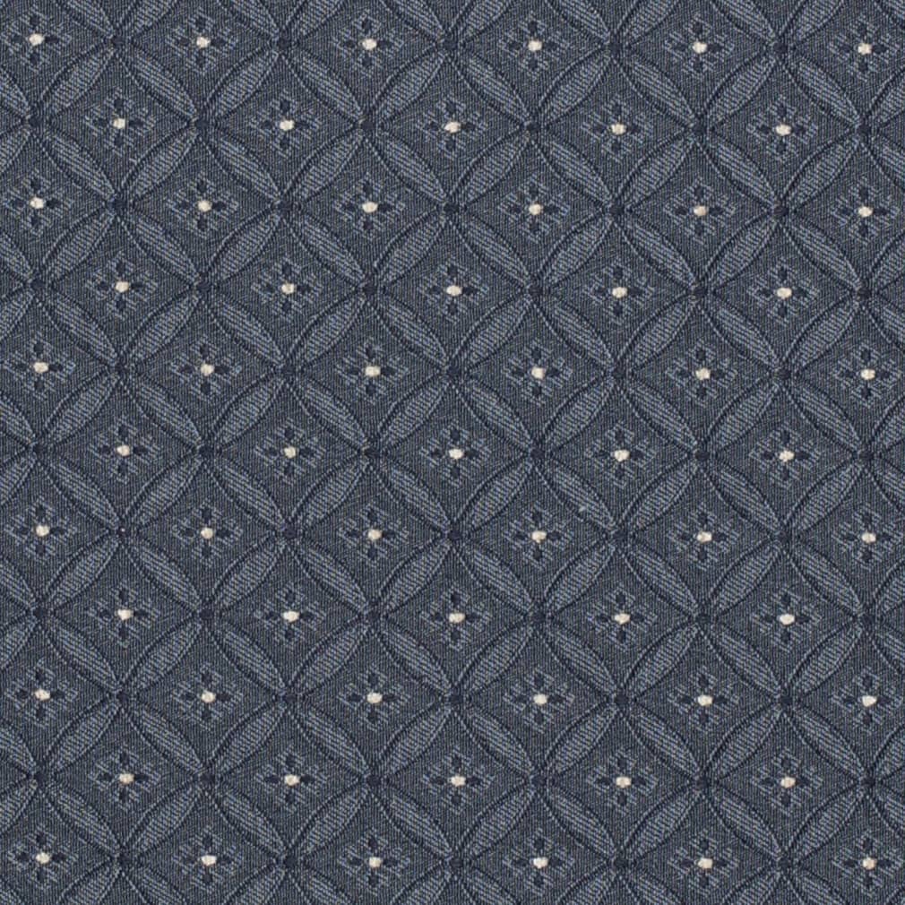 D4084 Abstract & Geometric Navy Bria Blue Charlotte Fabrics