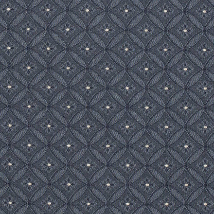 D4084 Abstract & Geometric Navy Bria Blue Charlotte Fabrics