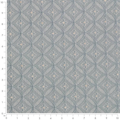 D4085 Abstract & Geometric Azure Bria Aqua & Teal,Blue Charlotte Fabrics