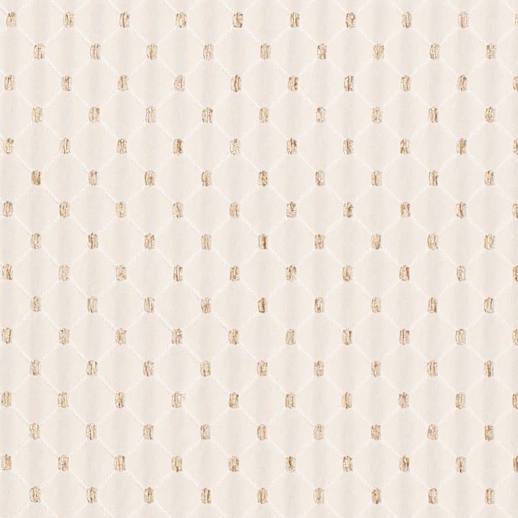 D4090 Diamonds White & Ivory Charlotte Fabrics Woven Patterns