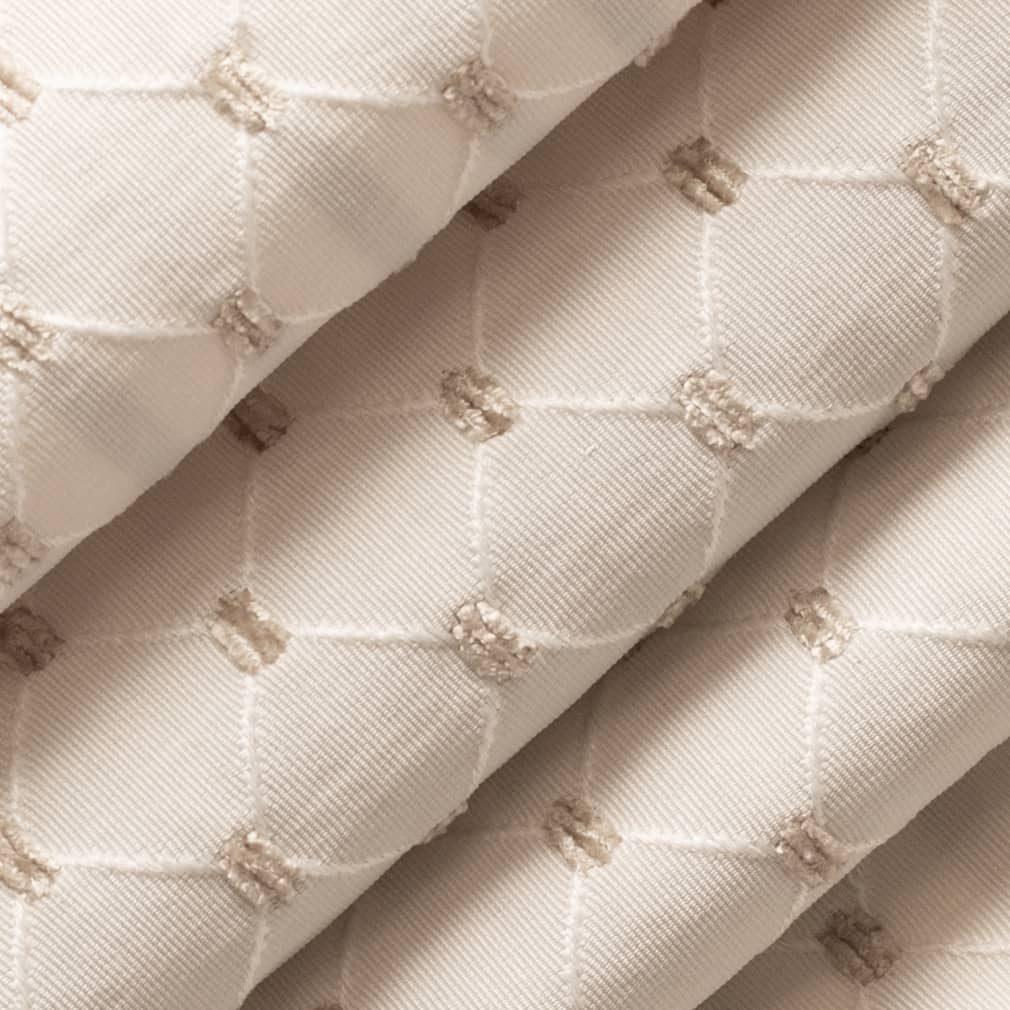 D4090 Diamonds Ivory Julia White & Ivory Charlotte Fabrics