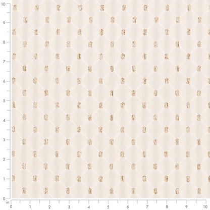 D4090 Diamonds Ivory Julia White & Ivory Charlotte Fabrics