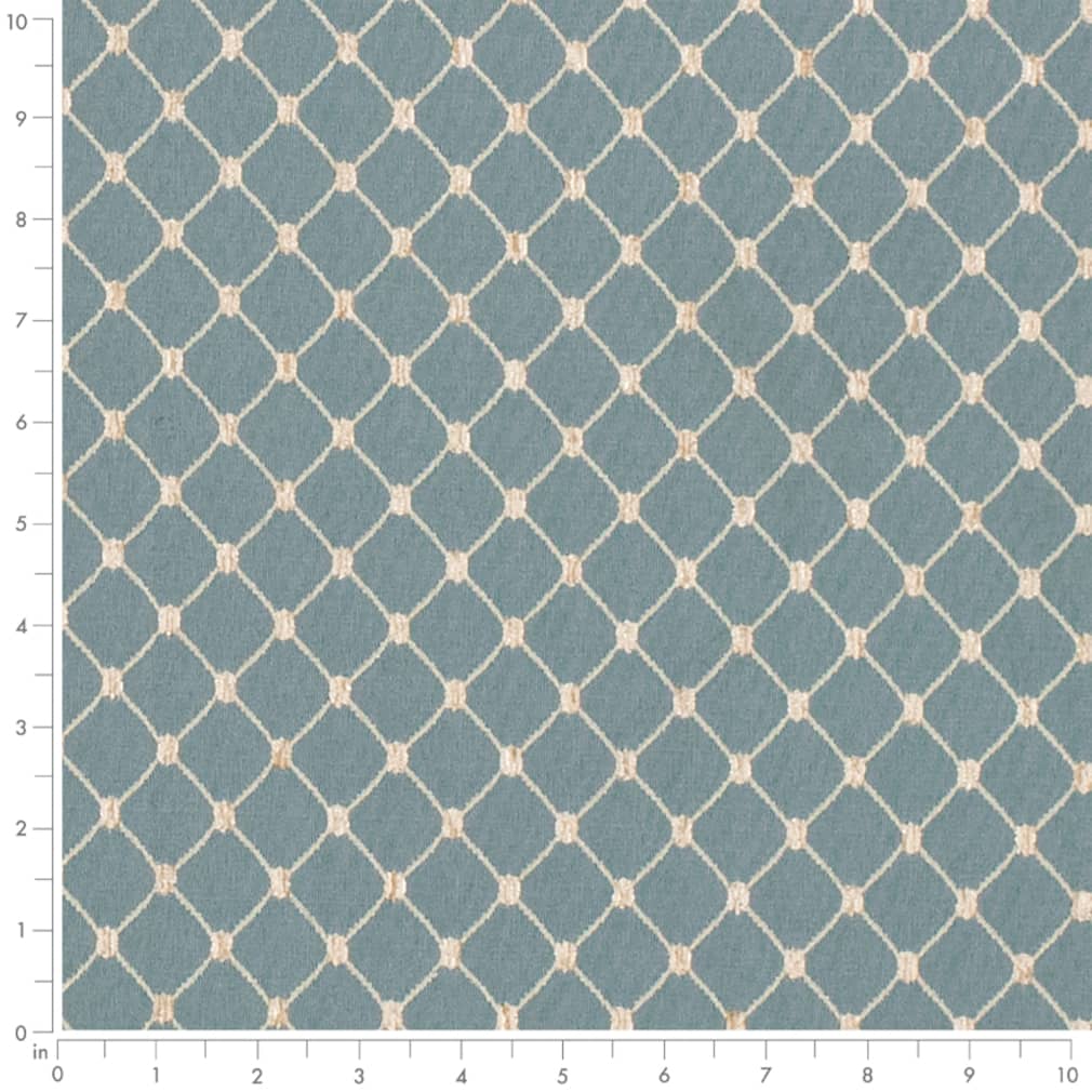D4091 Diamonds Azure Julia Aqua & Teal,Blue Charlotte Fabrics