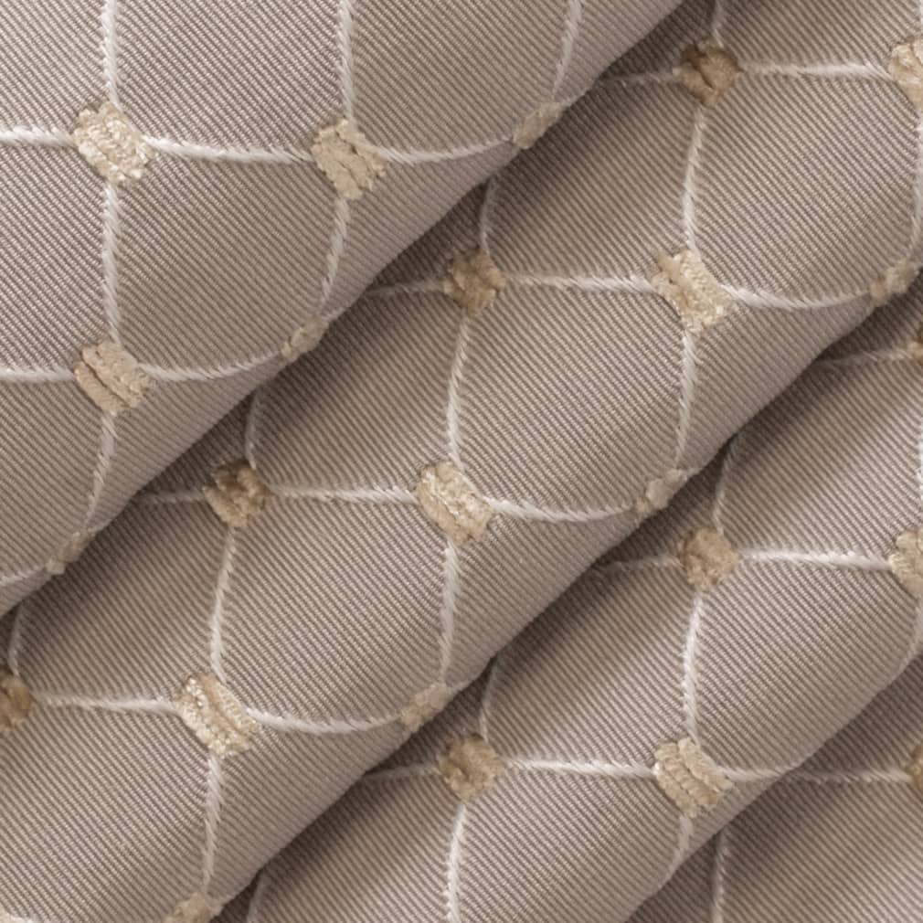 D4094 Diamonds Taupe Julia Beige & Taupe Charlotte Fabrics