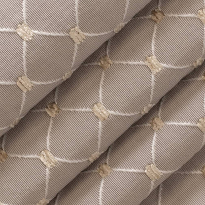 D4094 Diamonds Taupe Julia Beige & Taupe Charlotte Fabrics