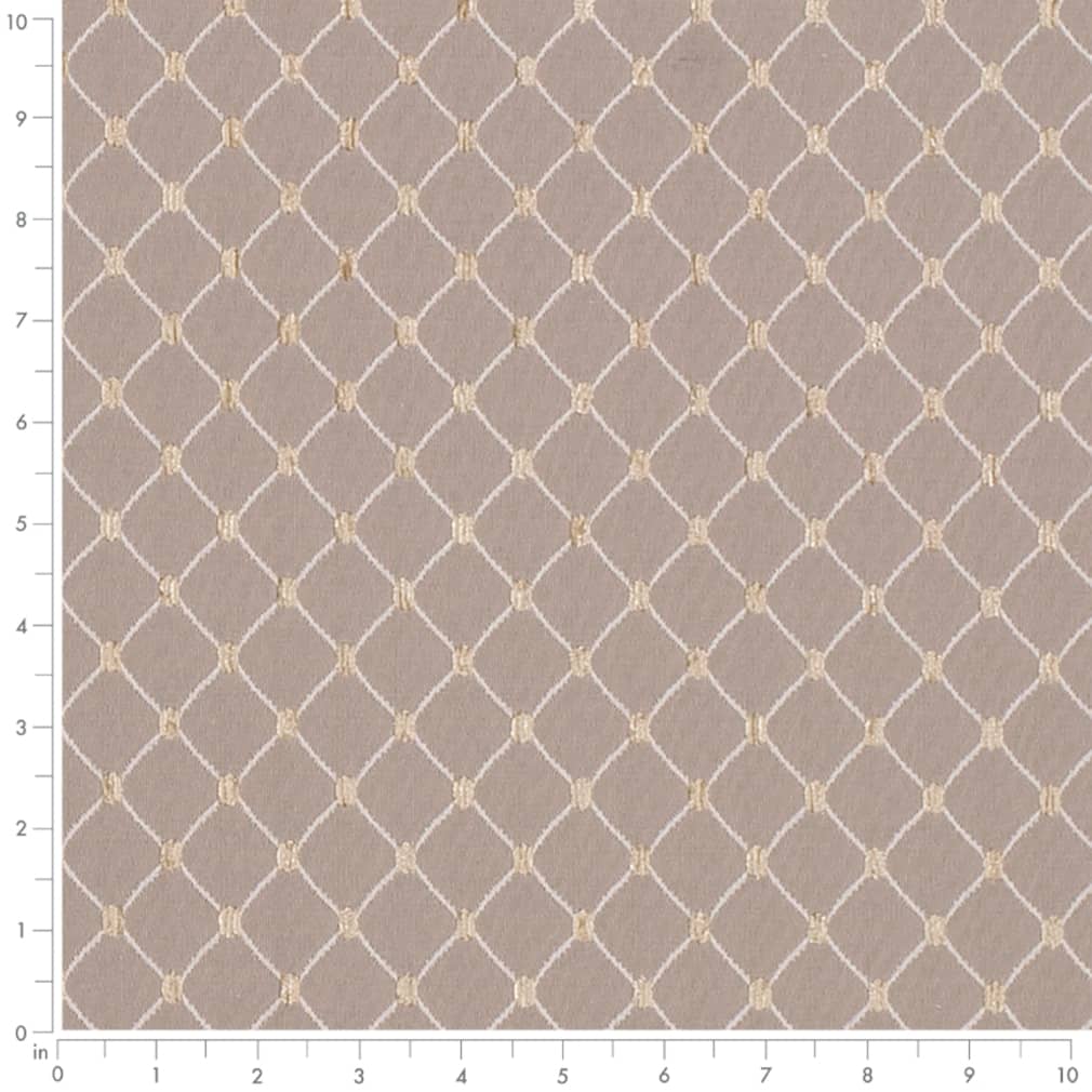D4094 Diamonds Taupe Julia Beige & Taupe Charlotte Fabrics
