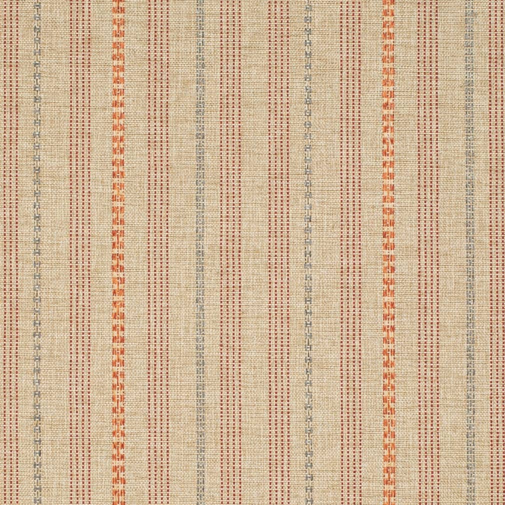 D4099 Global,Stripe Paprika Orange & Rust,Red & Burgundy Charlotte Fabrics