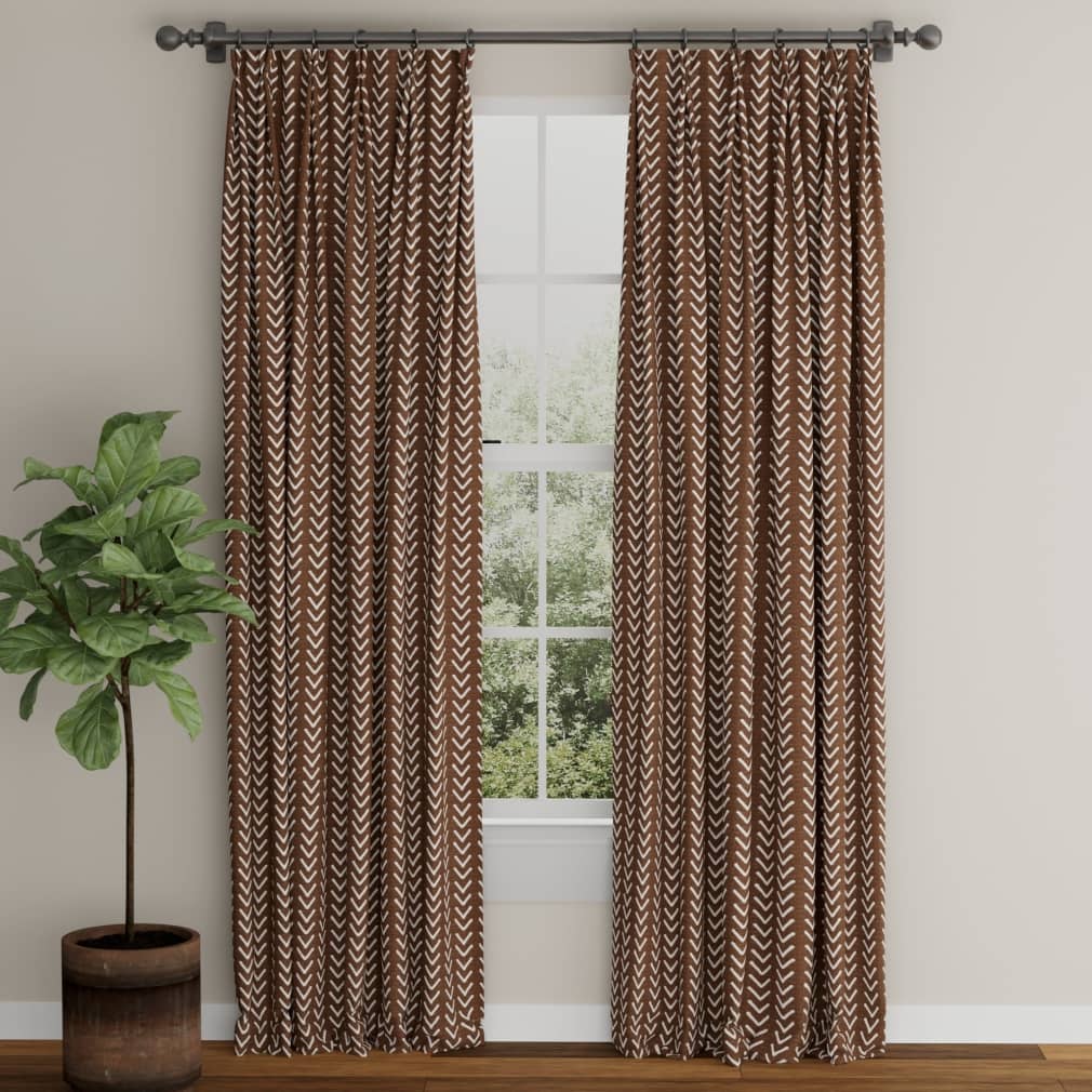 D4101 Abstract & Geometric,Global Caramel Brown Charlotte Fabrics