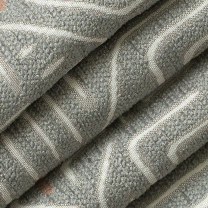 D4102 Abstract & Geometric,Global Silver Grey & Silver Charlotte Fabrics
