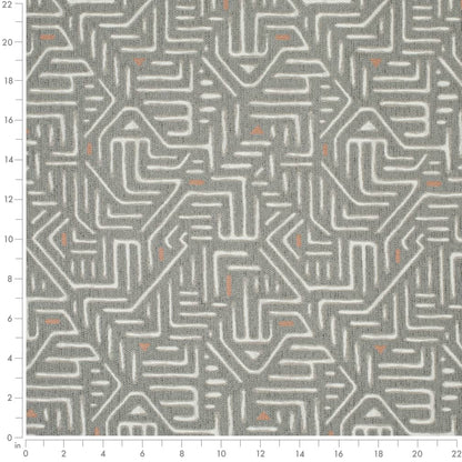 D4102 Abstract & Geometric,Global Silver Grey & Silver Charlotte Fabrics