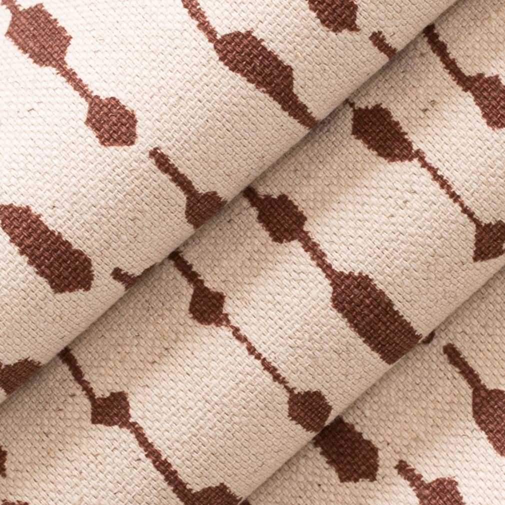 D4103 Abstract & Geometric,Global Sienna Red & Burgundy Charlotte Fabrics
