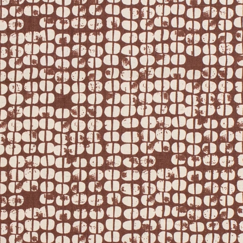 D4104 Abstract & Geometric,Global,Small Scale Red & Burgundy Charlotte Fabrics Prints