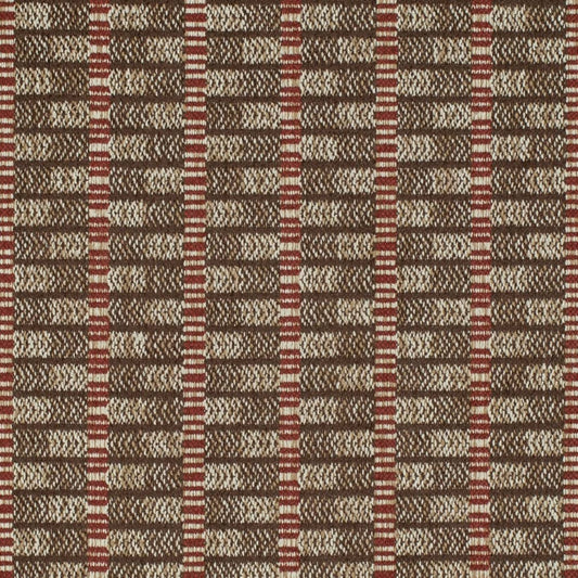 D4105 Abstract & Geometric,Global,Stripe Brick Brown Charlotte Fabrics